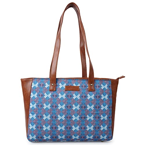 Image of Fargo Canvas Laptop Handbag for Women - Stylish & Durable Tote Bag, Fits 15-Inch Laptops
