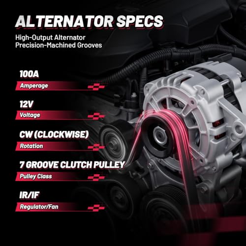 Image of BDFHYK 100A Alternator for Toyota 4Runner 4.0L V6 2010-2013, 11517