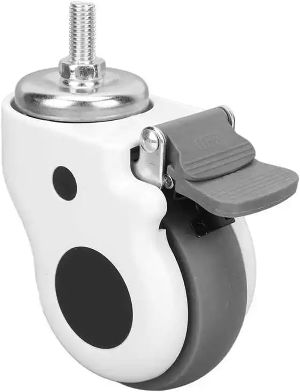MIUYTRN 3in/4in Universal Wheel Quiet High Speed Rotating Heavy Duty Swirl Casters Wheel for Hospital Beds for Elderly Seniors cuicui(4inch)