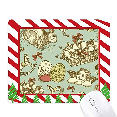 Tapis de souris religion pâques et noël pour bureau coloré