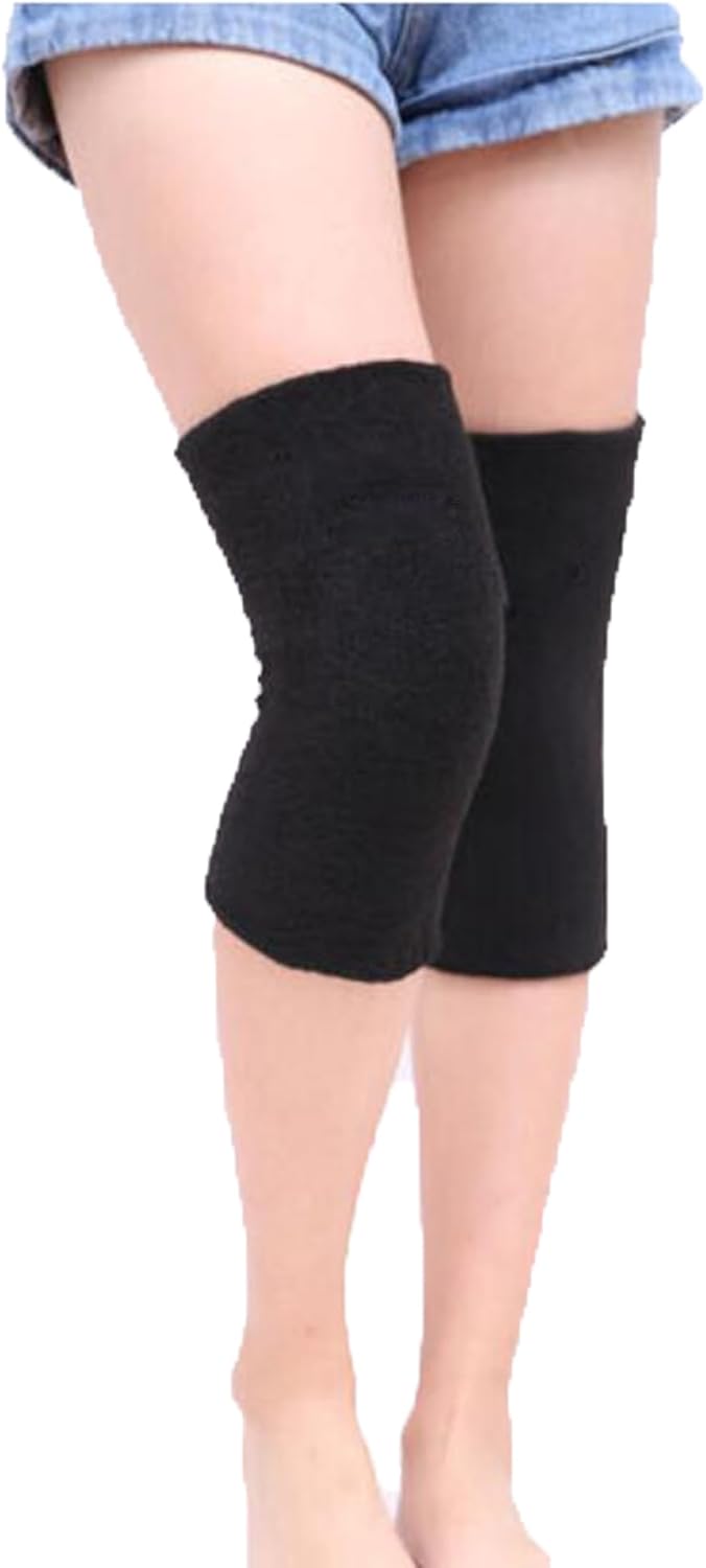 FakeFace Men Women Thicken Thermal Knee Braces Leg Warmers Winter Breathable Knee Pads Leg Sleeves for Ski Cycling Dance - Image 6