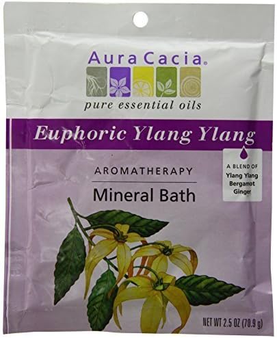 Miniatura 5 de Aura Cacia Baño mineral de aromaterapia Euphoria, 2.5 onzas