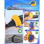 Wire Comb, Network Cable Management Tools, Network Tools for Comb Data Cables or Wires with a Diameter Up to 1/4 ", Cable Management Comb and Ethernet Cable Wire Comb Organizer Tool - Image 3