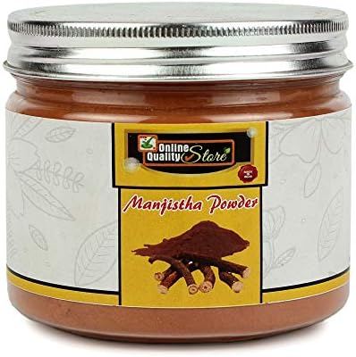 Online Quality Store Organic Manjistha Powder, 100g |Rubia Cordifolia |100% Pure & Natural Manjistha Powder Manjistha Powder for face, Hair Care & Skin Care
