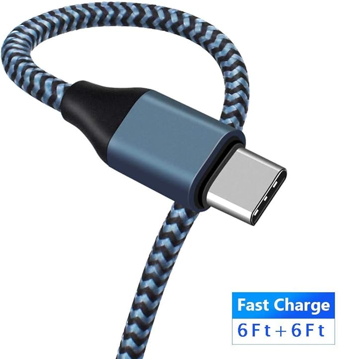 TONIWA [2 Pack] USB C Charger Cable for Charging Fire 9th