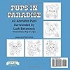 Pups In Paradise: Favorite Dog Breeds Coloring Book #1