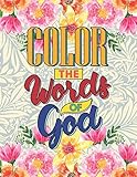 Color The Words Of GOD: A KJV Bible Coloring Book for Adults (Bible Verse Coloring))