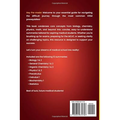 The Ultimate Pre-Med Course Aid: 12 Subject Summaries (Course Summaries)
