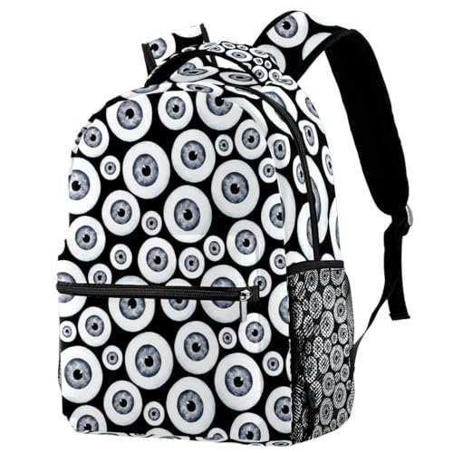 Sac à dos de voyage décontracté globe oculaire pour les vacances