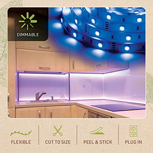 Kit Completo de Tira LED Multicolor RGB Flexible 8 ft miniatura 3