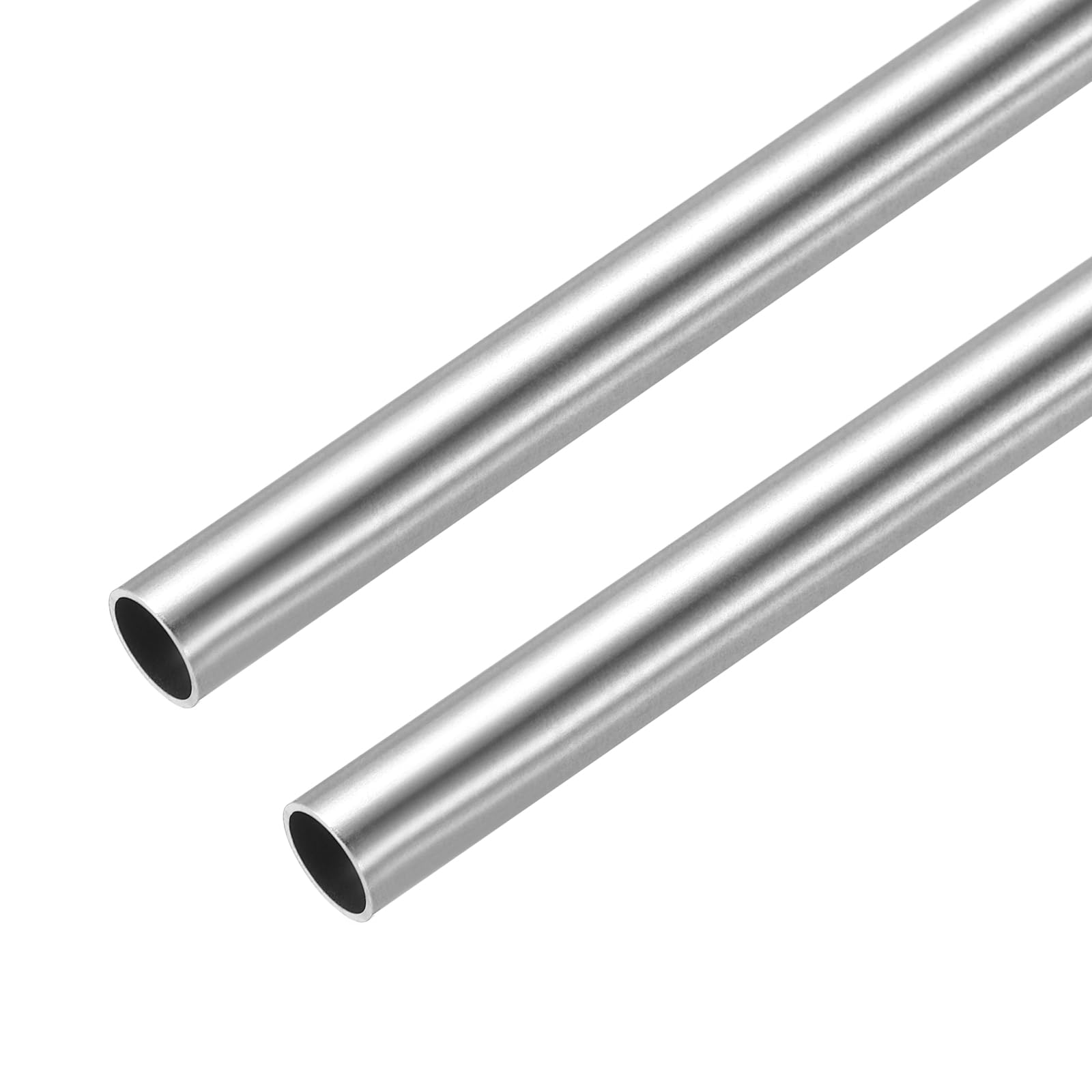 sourcing map Tubo capilar de acero inoxidable 316L, diámetro exterior de 8 mm x 0,5 mm de grosor de pared, 305 mm de largo, tubo de metal recto sin costuras para maquinaria de construcción, industria