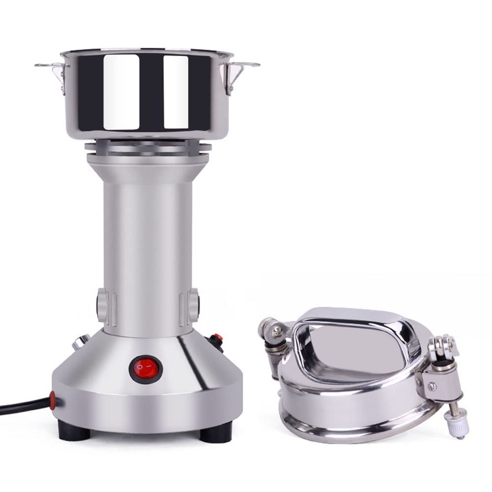 150 g elektrische Getreidemühle, Hochgeschwindigkeits-Gewürz- und Kräutermühle aus Edelstahl, Getreidepulverisierer, Gewürzmühle, Pulvermaschine zum Mahlen von Gewürzen,