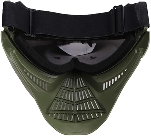 Miniatura 5 de Máscara Airsoft, máscara de cara completa, calavera Skeleto, resistente a los impactos, suministros de fanáticos del ejército, máscara táctica para