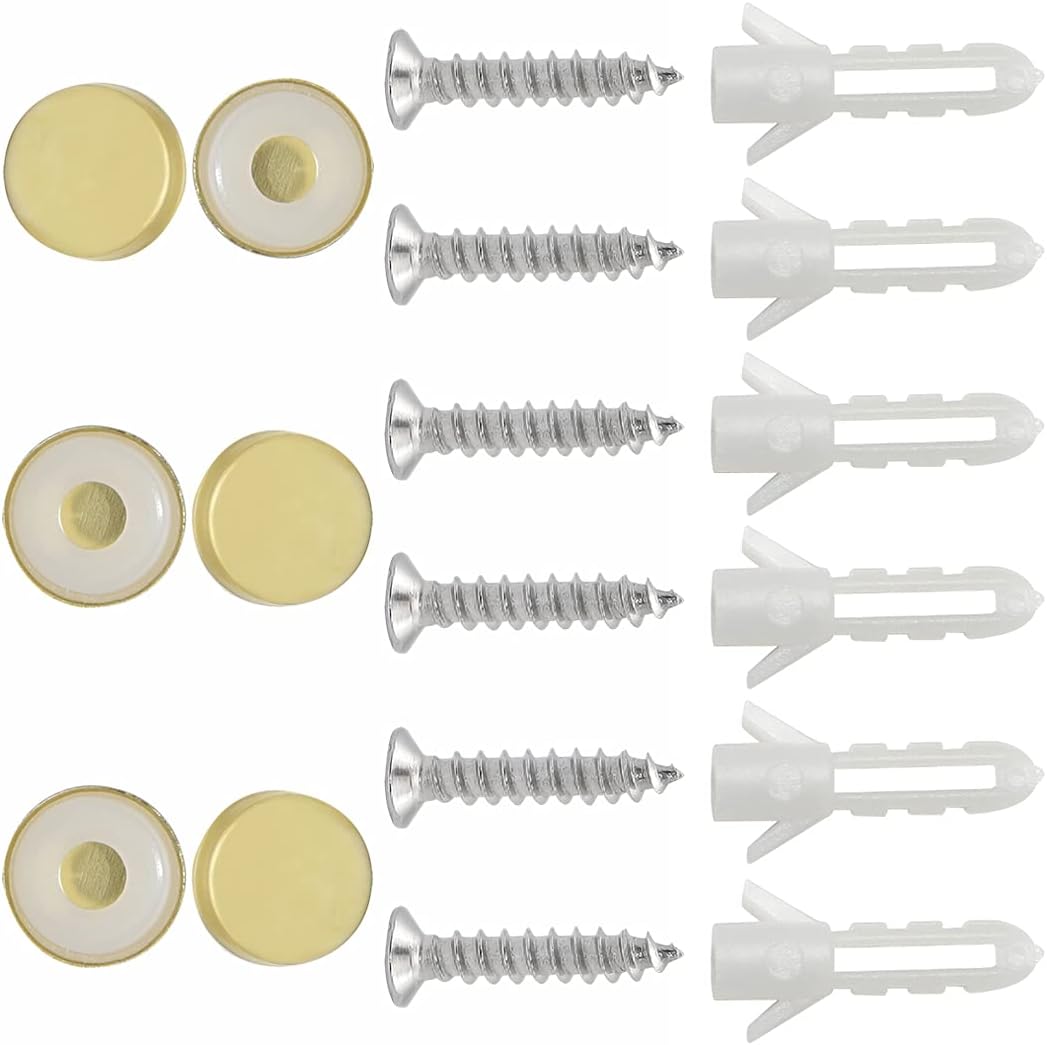 30.5cm Wine Glass Rack - Under Cabinet Stemware Wine Glass Holder Glasses Storage Hanger Metal Organizer for Bar Kitchen, Gold Finish (3 Rows, 1 Pack)