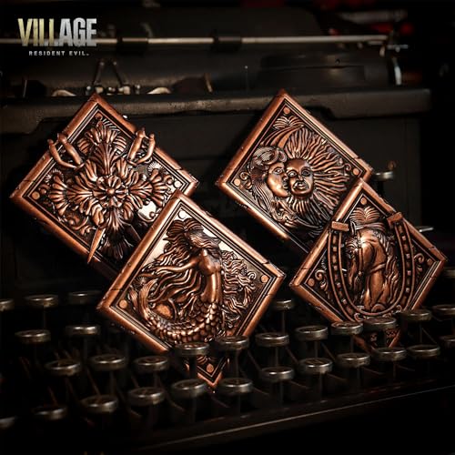 Resident Evil Village House Crest Set Of 4 Medallions Replica Set – Limited Edition Collectible Merchandise - 5