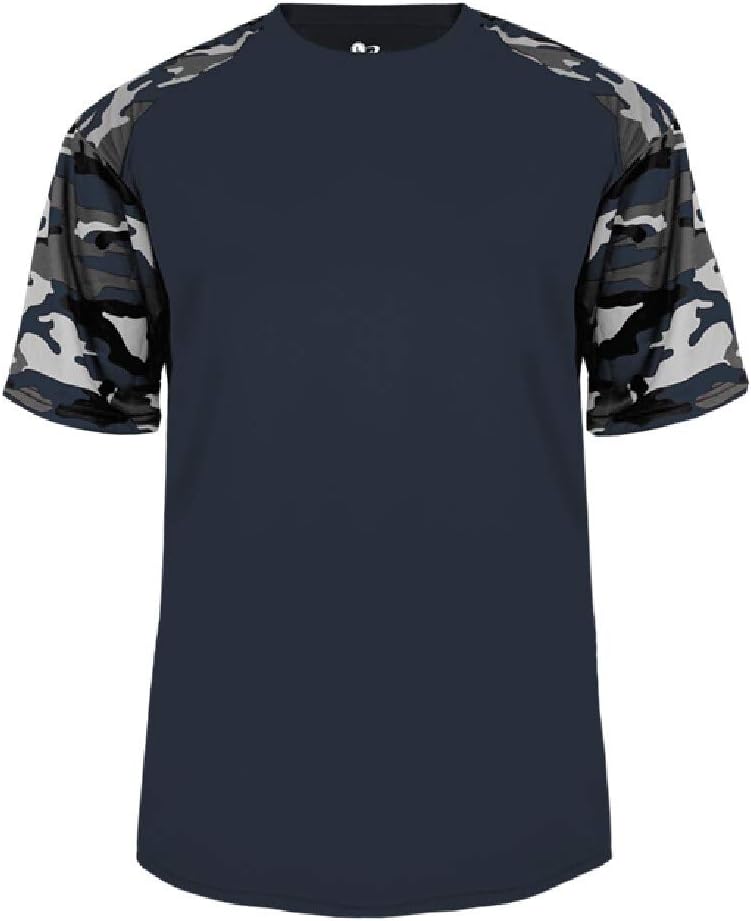 Badger Sport Navy Camo Sleeve Adult XS
