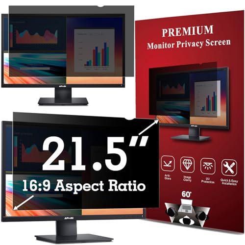 APeiSi 21.5 Inch Privacy Screen Filter for Computer Widescreen 16:9 Monitor