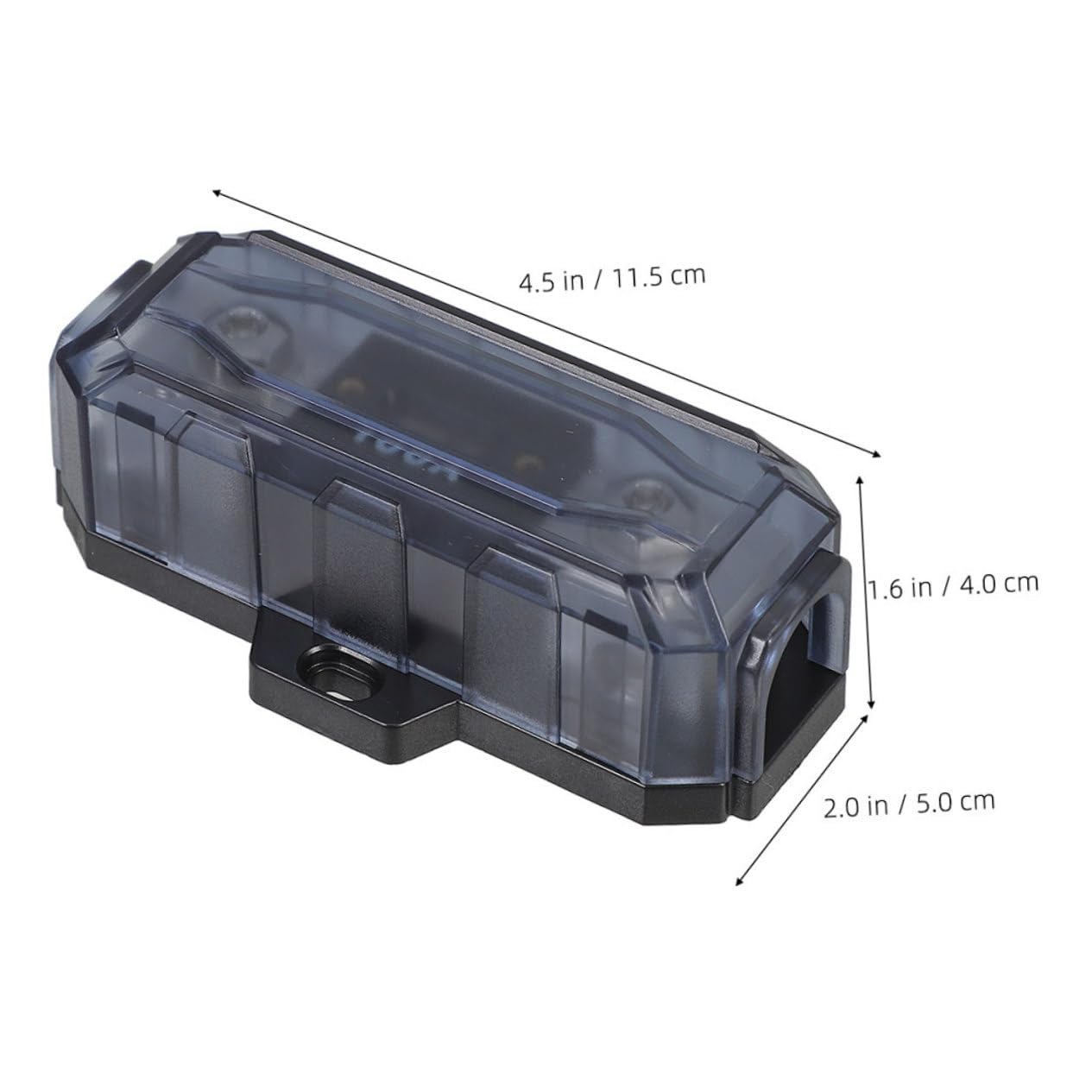 2 pezzi Portafusibili Anl Auto in Lega di Zinco Resistente per Amplificatori e Subwoofer Protezione Sicura e Distribuzione Stabile Audio Veicolare