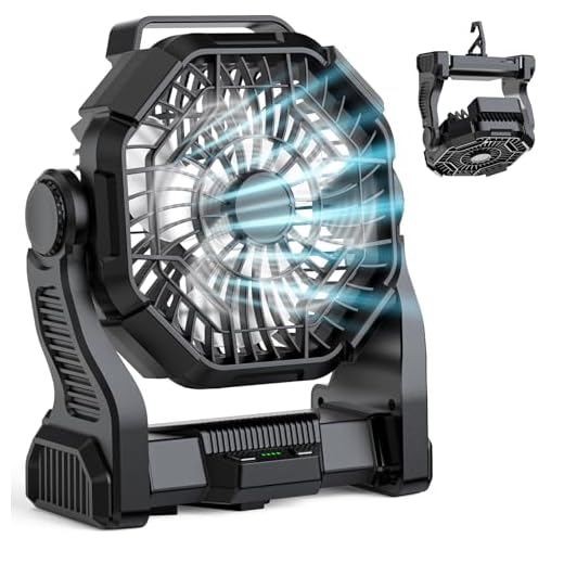 MATULSA Rechargeable Camping Fan