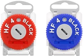 HF4 Pro Wax Guards Hearing Aids Wax Filters Earwax Traps (Red&BLue)