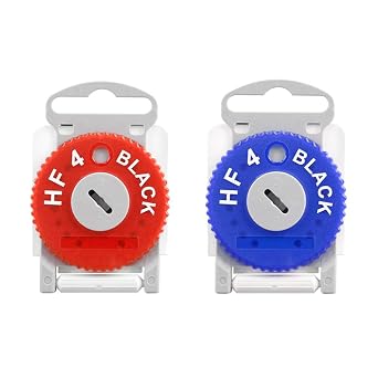 HF4 Pro Wax Guards Hearing Aids Wax Filters Earwax Traps Red&BLue