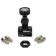 Proportioning Valve - Proportioning Valve Scre Type AN Threads | 3 AN Female Inlet & Outlet | Adjustable 100-1000 psi | Knob Type | Aluminium Black Anodized | Each