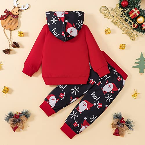 Regatas para meninos, crianças, meninos, meninas, Natal, manga comprida, Papai Noel, estampa de vead