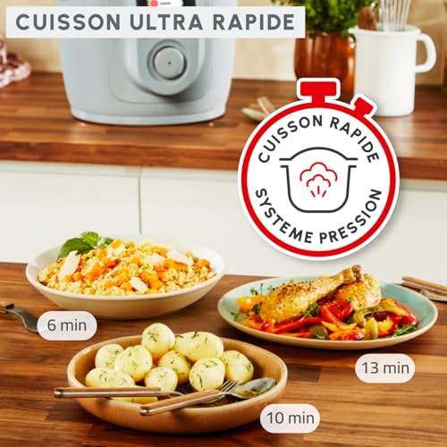 Moulinex Cookeo Wifi 10 in 1, multicooker intelligente ad alta pressione, 10 modalità di cottura, veloce, senza sorveglianza, guida passo a passo, 6 l, CE96G310 - 2