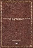  Recueil de cartels, de mascarades et de tournois, etc., du XVe au XVIIe siècle. [édition 1601-1700]