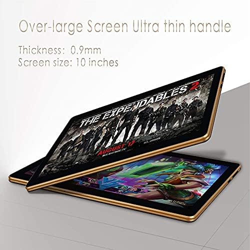 10 Inch Google Android Tablet,PADGENE Phablet Tablets Pad with Dual Sim Card Slot, 2GB RAM 32GB ROM,10.1 Inch HD IPS Touch Screen, Quad Core, Dual Camera, WiFi, 6000mAh Battery