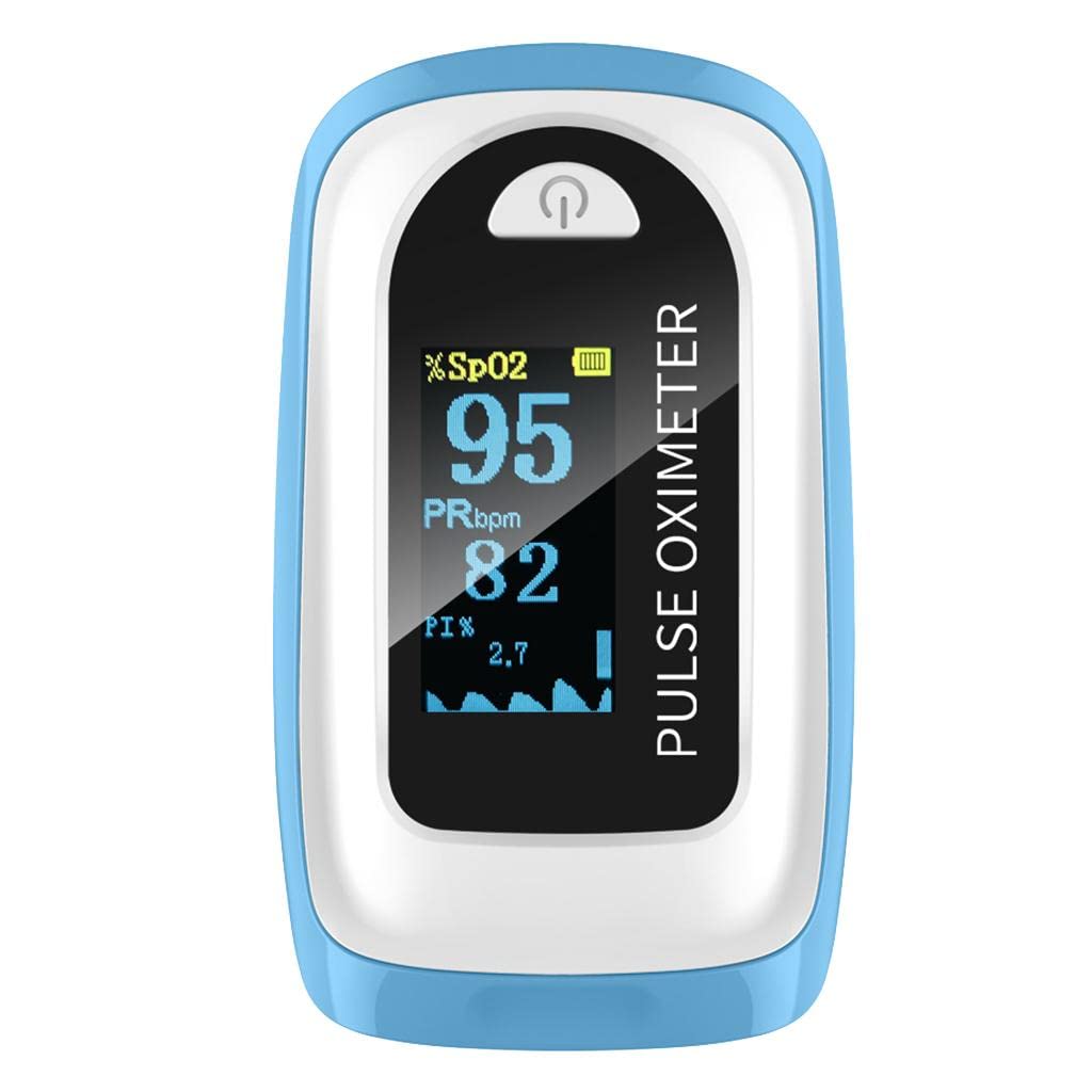 HEAVENGLOW 2020 New Fingertip Pulse Oximeter Blood Oxygen Saturation Monitor Blue | Oximeters | Monitoring & Testing | Medical Mobility & Disability-image-38