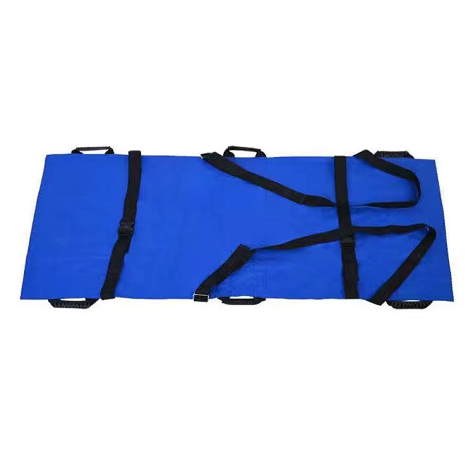 Brancard d'urgence pliable avec poignées, for le transport des patients et l'évacuation des victimes(Blue,63in*27.6in sling)