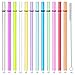 24 PCS, Reusable Straws with 4 Brushes, 10.5