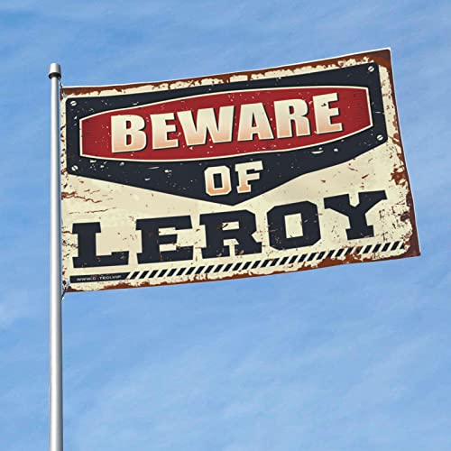 Leroy flag de dortoir étudiant et grand drapeau de décoration country 152 x 244 cm