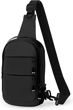 Small Crossbody Bags for Men Women Mini Sling Bag Lightweight Chest Bag for Hiking Travel Sports