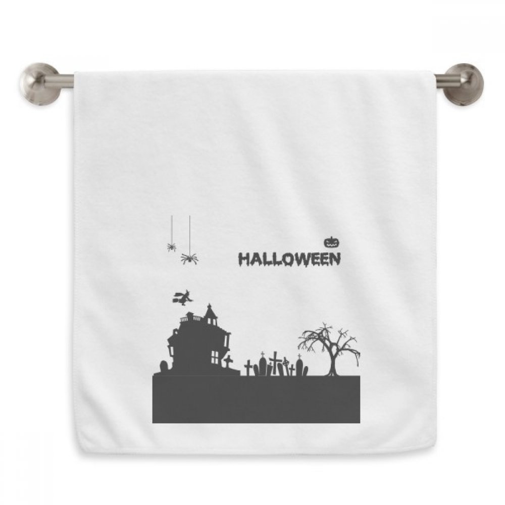 Serviettes débarbouillettes 13X29 Pouces Les Arbres Happy Ghost Halloween