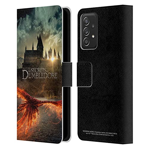 Étui Samsung Galaxy A53 5G Fantastic Beasts en cuir portefeuille avec l'affiche Art Clé