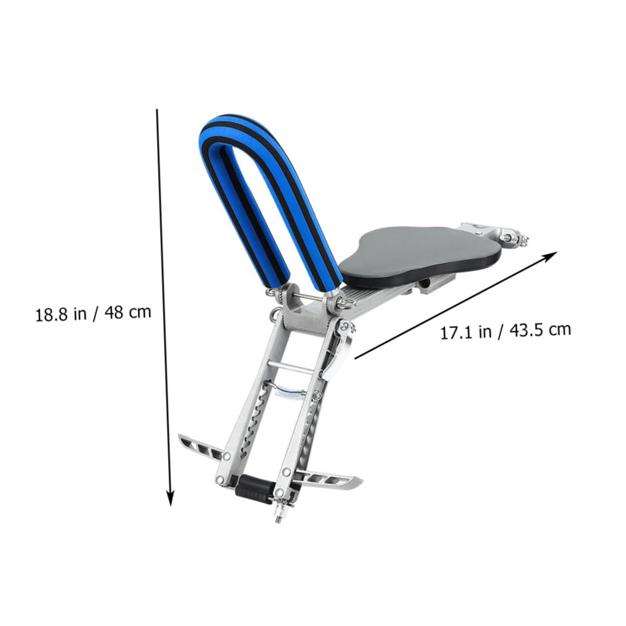 YARNOW Asiento Delantero Desmontable para Bicicleta, Pedales y Montaje Frontal, para Niños, Adecuado para Viajes en Familia