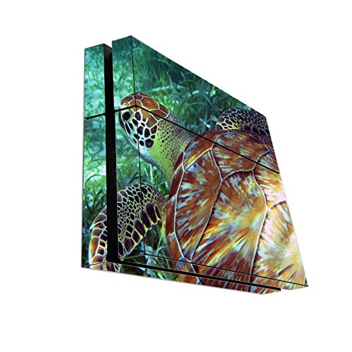Sea Turtle Swimming in the Ocean Playstation 4 PS4 Console Vinyl Decal Sticker