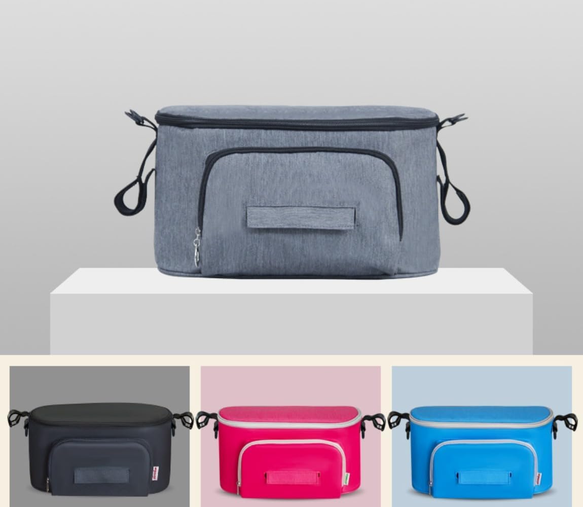 Ladfrol 3個入り 専用カバー ポータブル電源 収納バッグ 保護ケース 外出や旅行用 防水防塵 ブラック エコフロー (空色)