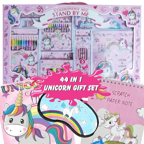 Lot de 44 papeteries pour anniversaire fille avec livre de coloriage
