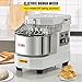 VEVOR Commercial Food Mixer, 8.5Qt Capacity, 450W Dual Rotating Dough Kneading Machine with Food-grade Stainless Steel Bowl, Security Shield & Timer Included, Baking Equipment for Restaurant Pizzeria