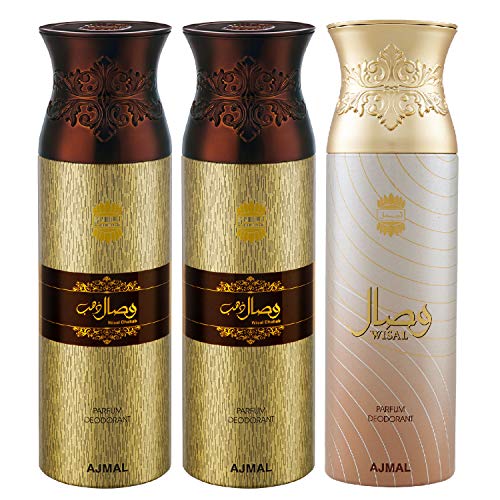 Ajmal Wisal Dahab & Wisal Dahab & WisalDeodorant Spray - For Men & Women (200 ml, Pack of 3) - Image 2