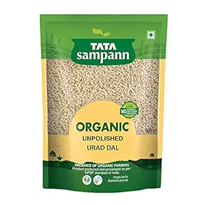 Tata Sampann Organic Urad Dal, 500 g