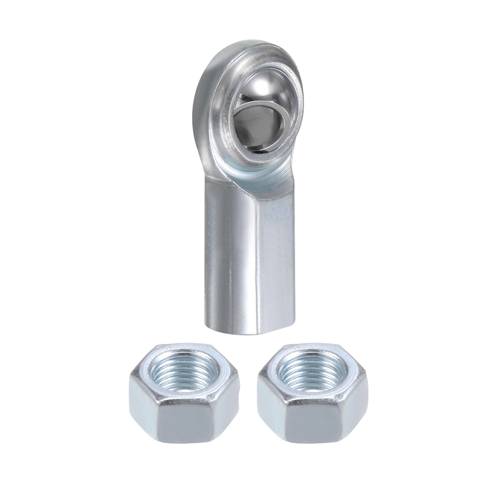 ECF6 Gelenkkopf Lager - [3/8" Bohrung, 3/8-24 UNF Rechtsgewinde] Weiblicher Gelenkkopf Mit Kontermuttern, 45# Kohlenstoffstahl