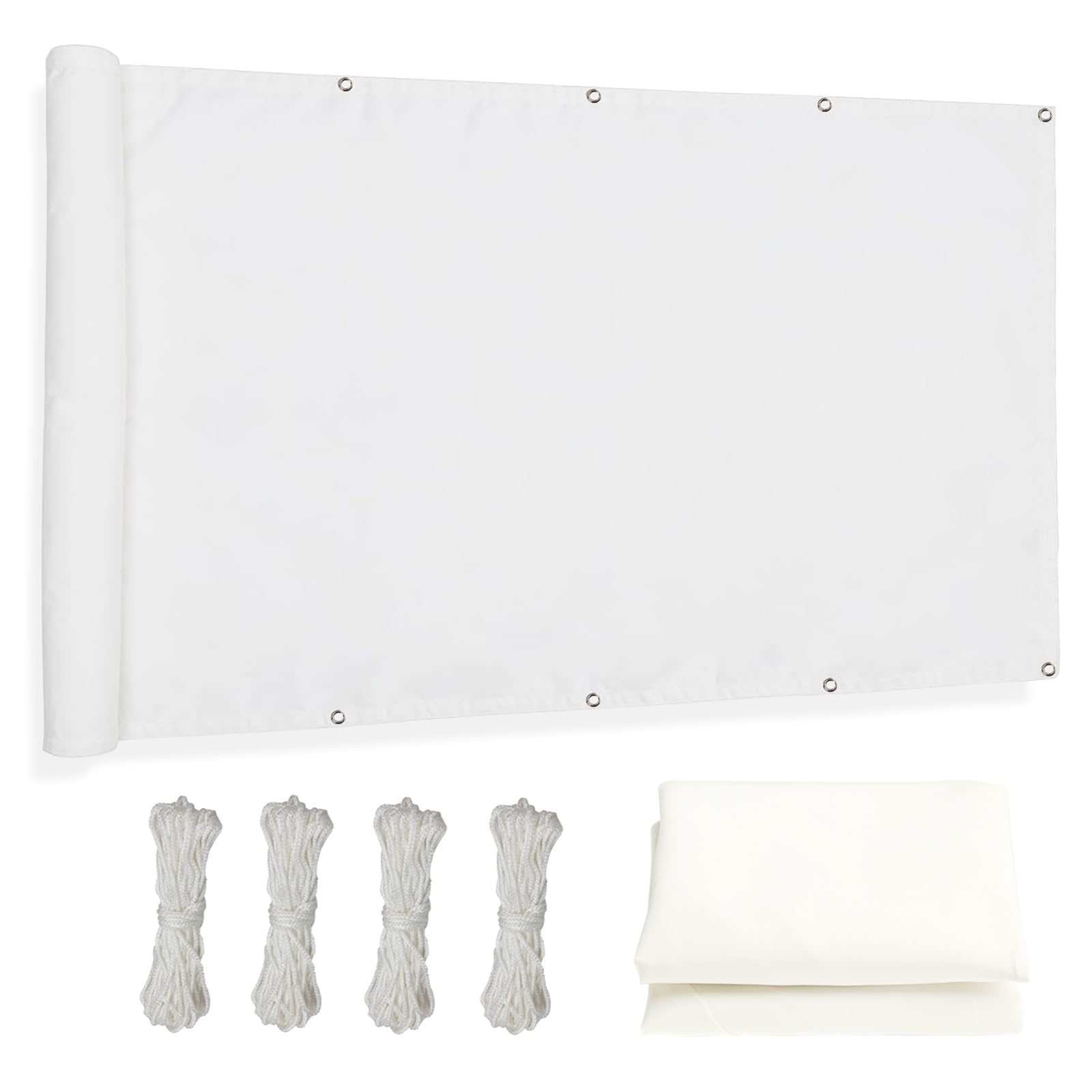 Toile ombrage tissu pergola beige 2.5x9m filet anti chaleur