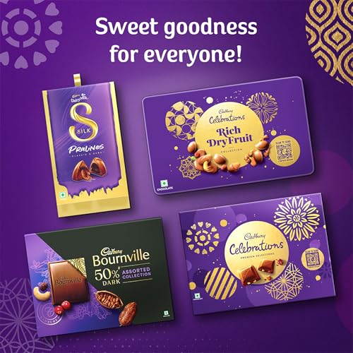 Image of Cadbury Bournville Dark Chocolate Assorted Collection Gift Pack,228 Grams (Pack of 2)
