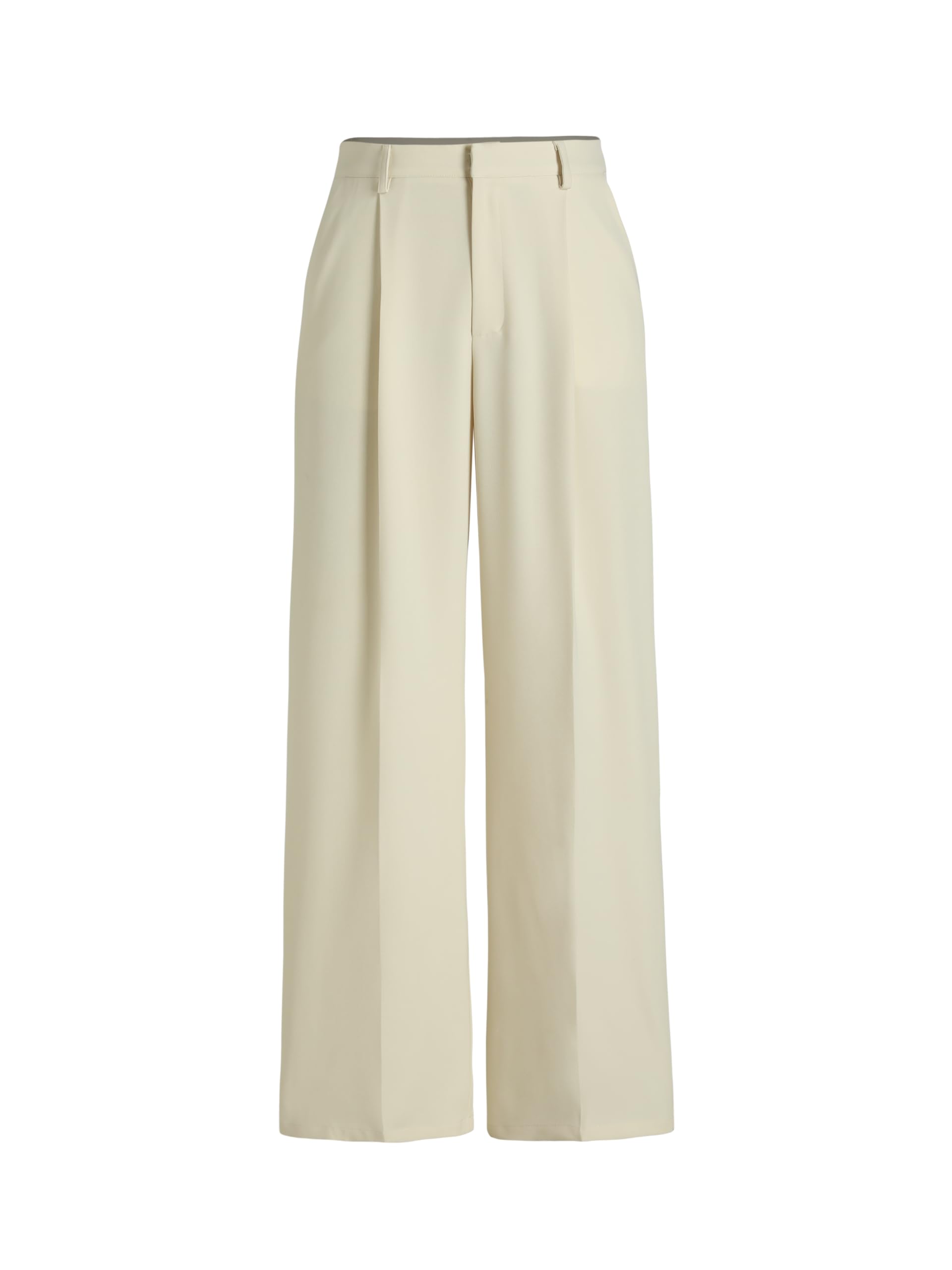 CIDER High Waist Pleated Wide Leg Pants