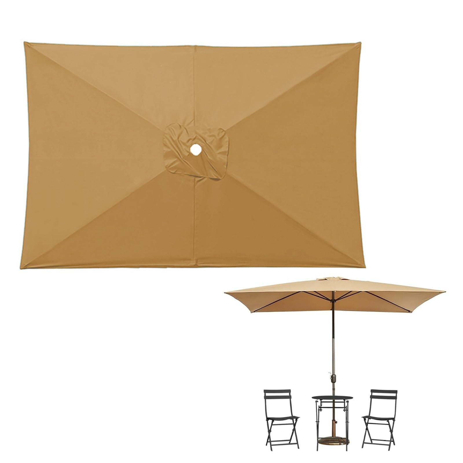 Toldo de patio exterior impermeable para reparar sombrillas rotas