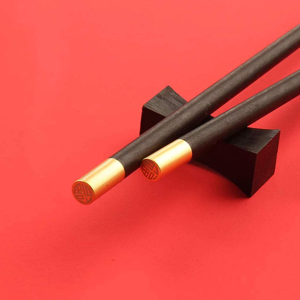 Coffret cadeau de baguettes de luxe en bois réutilisables, 5 paires de baguettes japonaises en bois naturel, baguettes chinoises antidérapantes de qualité supérieure, coffret cadeau, baguettes l